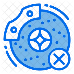 Broken Disc Brake  Icon