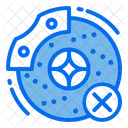 Broken Disc Brake  Icon