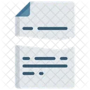 Broken Document Ripped Note Icon