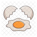 Broken Egg Egg Broken Icon