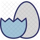Broken Egg Decorated Egg Decoration Icon