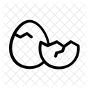 Broken eggs  Icon