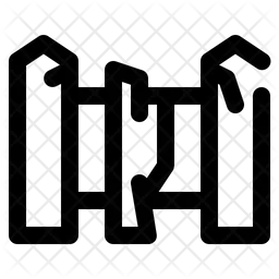 Broken Fence  Icon