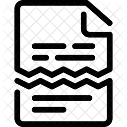 Broken file  Icon