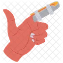 Broken finger splint  Icon