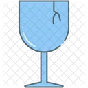 Broken Glass Glass Fragile Icon