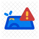 Broken Steering Wheel Simple Icon