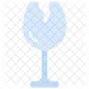 Broken Glass Wine Glass Icon