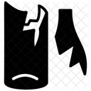 Glass Waste Glass Trash Glass Scrap Icon