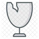 Broken Glass Damage Glass Broken Icon