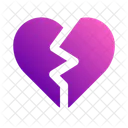 Broken Heart Heartbreak Heartbroken Icon