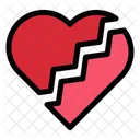 Broken Heart Love Heartbreak Icon