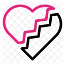 Broken Heart Love Heartbreak Icon