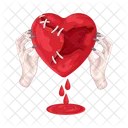 Broken Heart Heart Love Icon