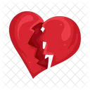 Broken Heart Heart Love Icon