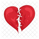 Broken Heart Heart Love Icon