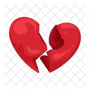 Broken Heart Heart Love Icon