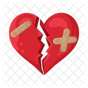 Broken Heart Heart Love Icon