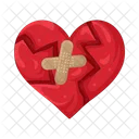 Broken Heart Heart Love Icon