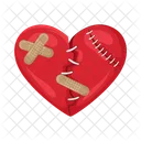 Broken Heart Heart Love Icon