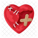 Broken Heart Heart Love Icon