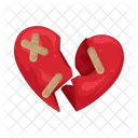 Broken Heart Heart Love Icon