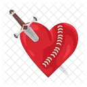 Broken Heart Heart Love Icon