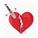 Broken Heart Heart Love Icon