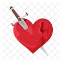 Broken Heart Heart Love Icon