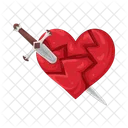 Broken Heart Heart Love Icon