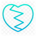 Broken Brekup Heart Icon