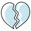Broken Heart Heart Design Hurt Heart Icon