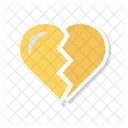 Sad Breakup Heart Icon