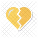 Sad Breakup Heart Icon