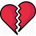Broken Heart Valentine Icon