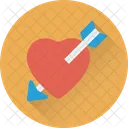 Broken Heart Arrow Icon