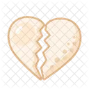Pearl Heart Broken Valentine Love Icon