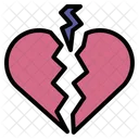 Broken Heart Love Breakup Icon