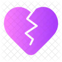 Broken Heart Heartbreak Romantic Icon