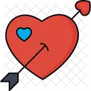 Love Arrow Broken Heart Heart Icon