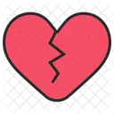 Broken Heart Heart Heartbreak Icône