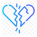 Broken Heart Crashed Sorrow Icon
