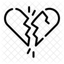 Broken Heart Crashed Sorrow Icon