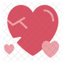 Broken Heart Divorce Sad Icon