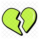 Broken Heart Heartbreak Valentine Icon