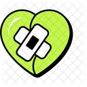 Broken Heart Heartbreak Valentine Icon