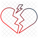 Broken Heart Heart Love Icon