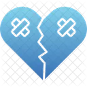 Broken Heart Mental Health Heartbreak Icon