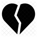 Broken Heart Heart Love Icon