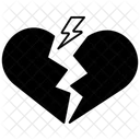 Broken Heart Heart Love Icon